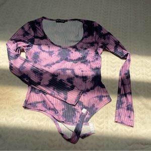 Tie Dye Long Sleeve Body Suit